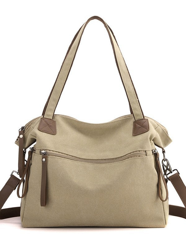 Women's Quality Canvas Large Capacity Commuter Totes Women's Shoulder Bag