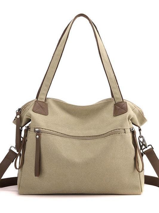 Women's Quality Canvas Large Capacity Commuter Totes Women's Shoulder Bag