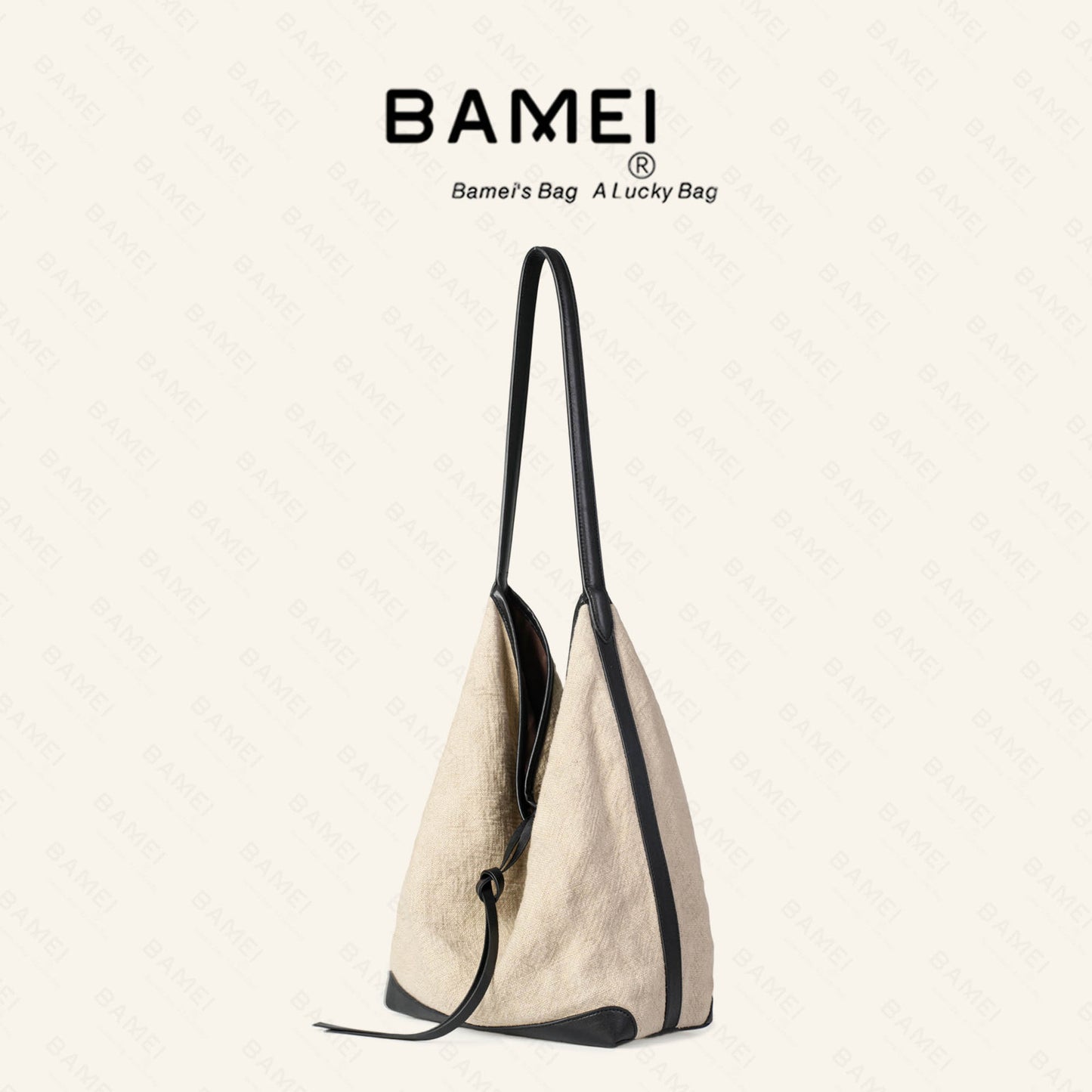 Eight Fashion Underarm Ramie High-grade Sense Relaxed Feeling Bags