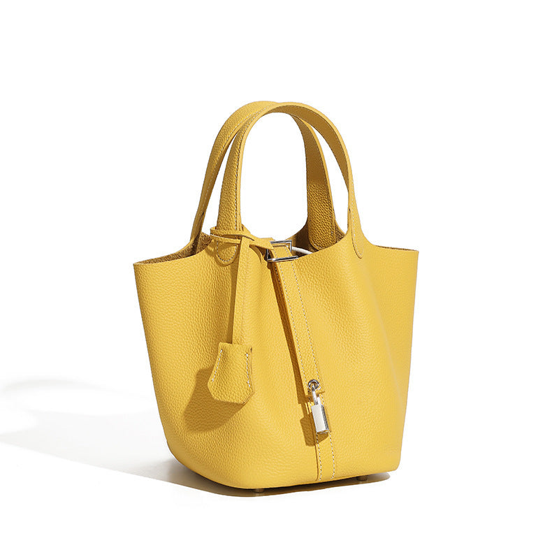 Women's Basket Genuine Leather Mummy Bridal Wedding High Women's Handbag