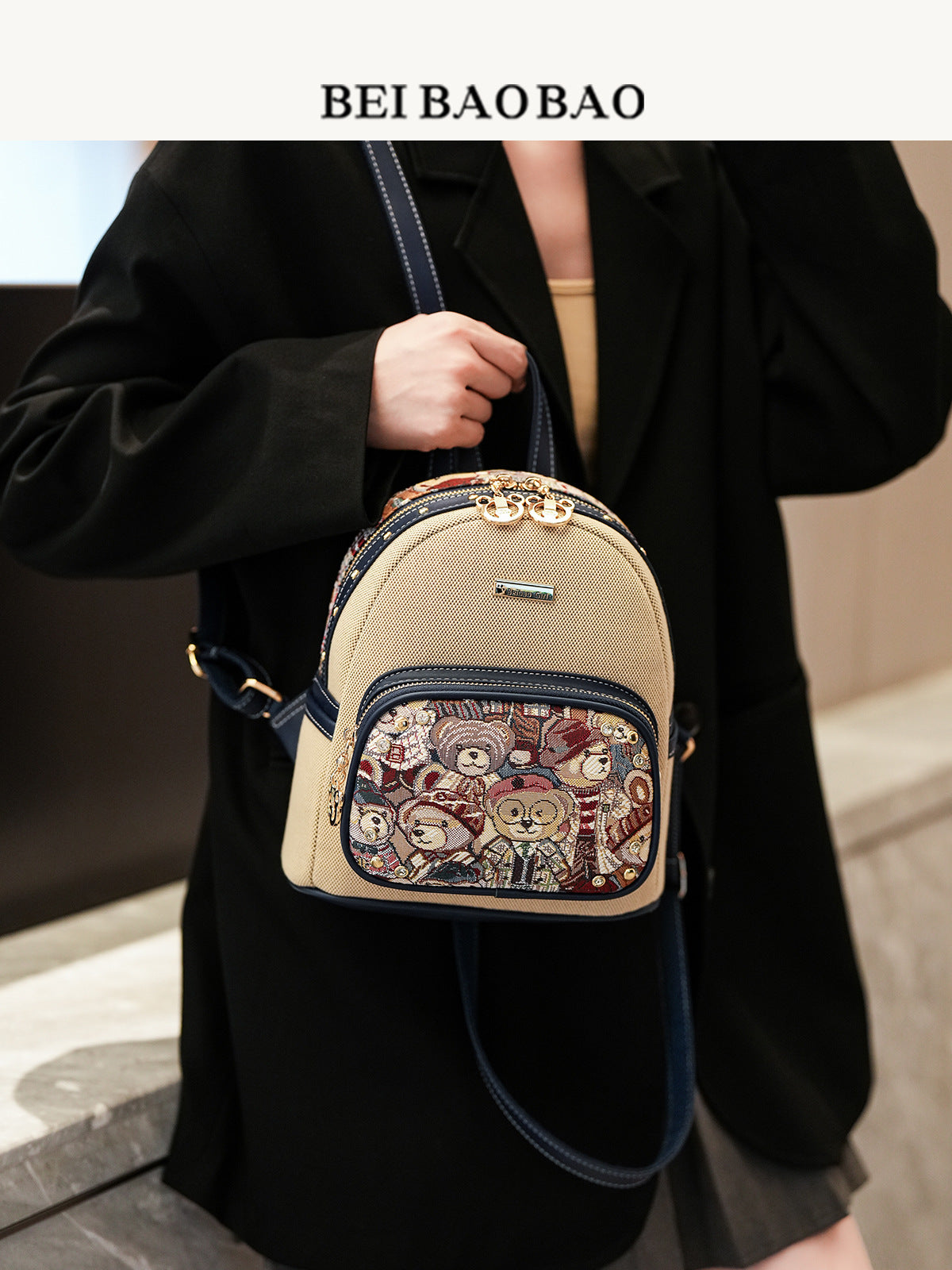 Women's Source Korean Style Commuter Fashion Versatile Women's Backpack