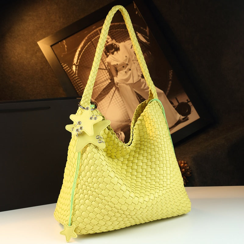 Women's Big Fashion Genuine Leather Trend Underarm Large Capacity Women's Handbag