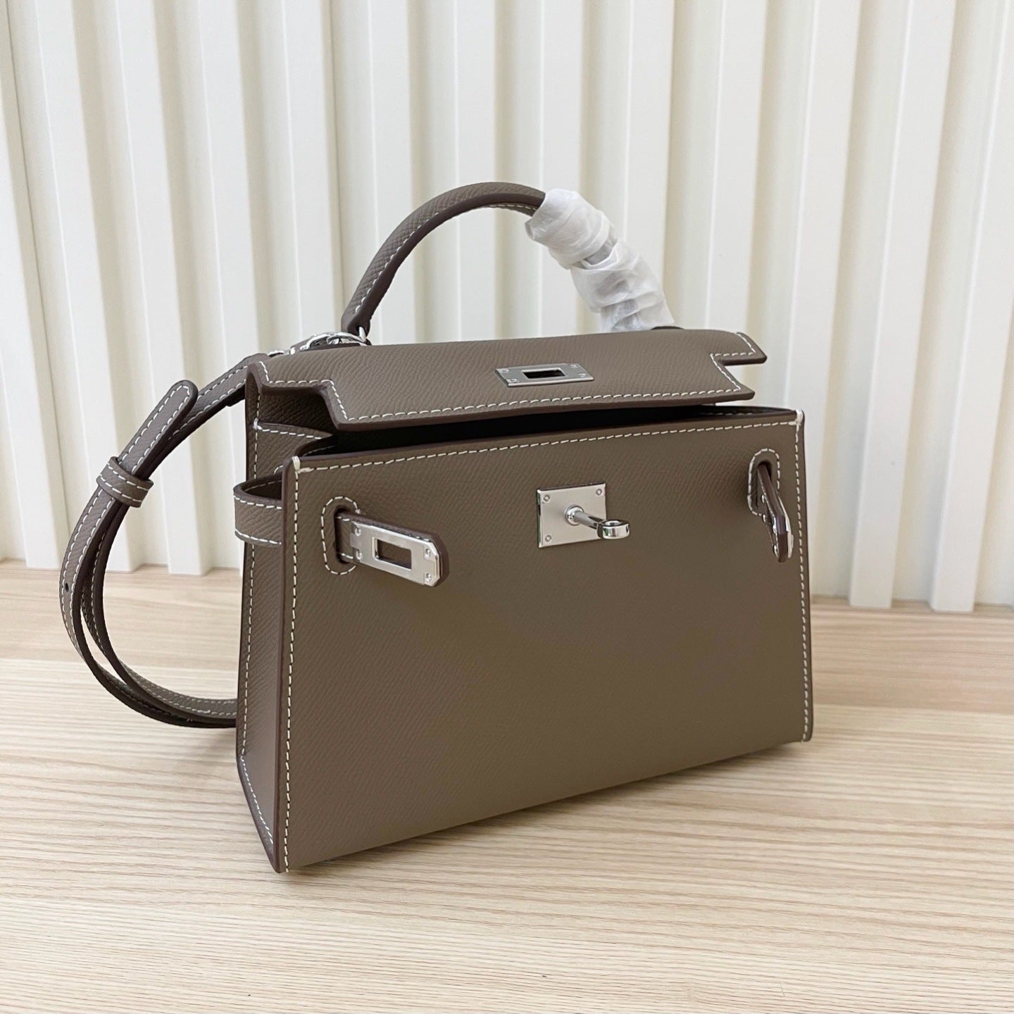 Women's Second Generation Kelly Hand Palm Print Cowhide Commuter Bags