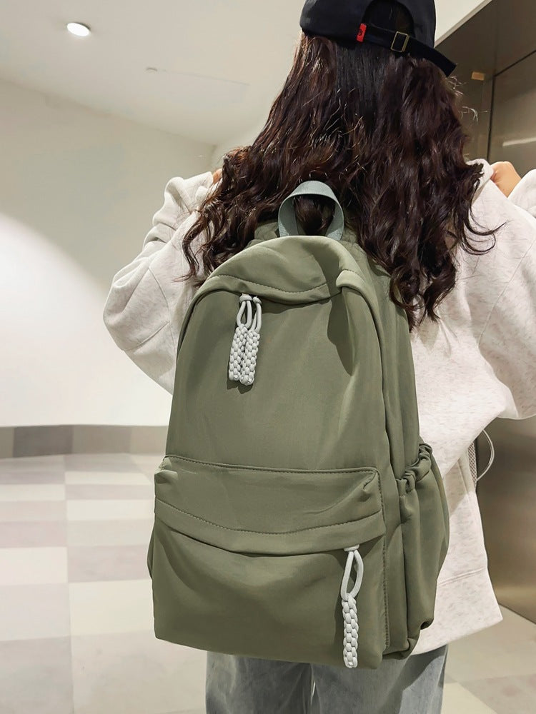 Men's Large Capacity Junior Minimalist Design Niche Leisure Backpack