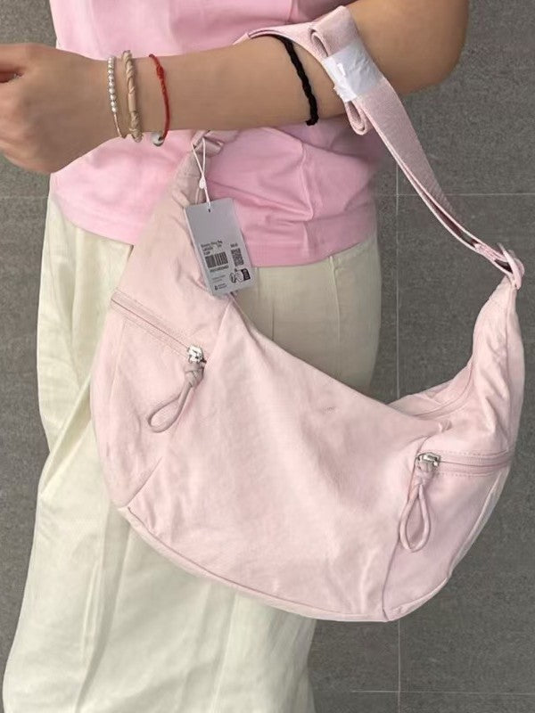 Classy Women's Dumpling Fitness Yoga Croissant Bags