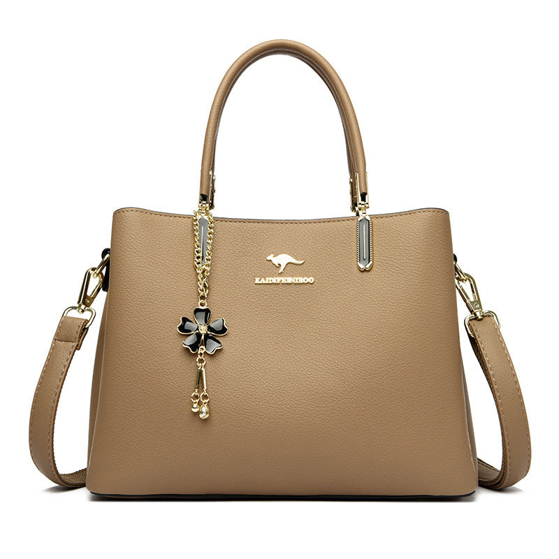 Women's Fashion Business Retro High-grade Multi Compartment Bags