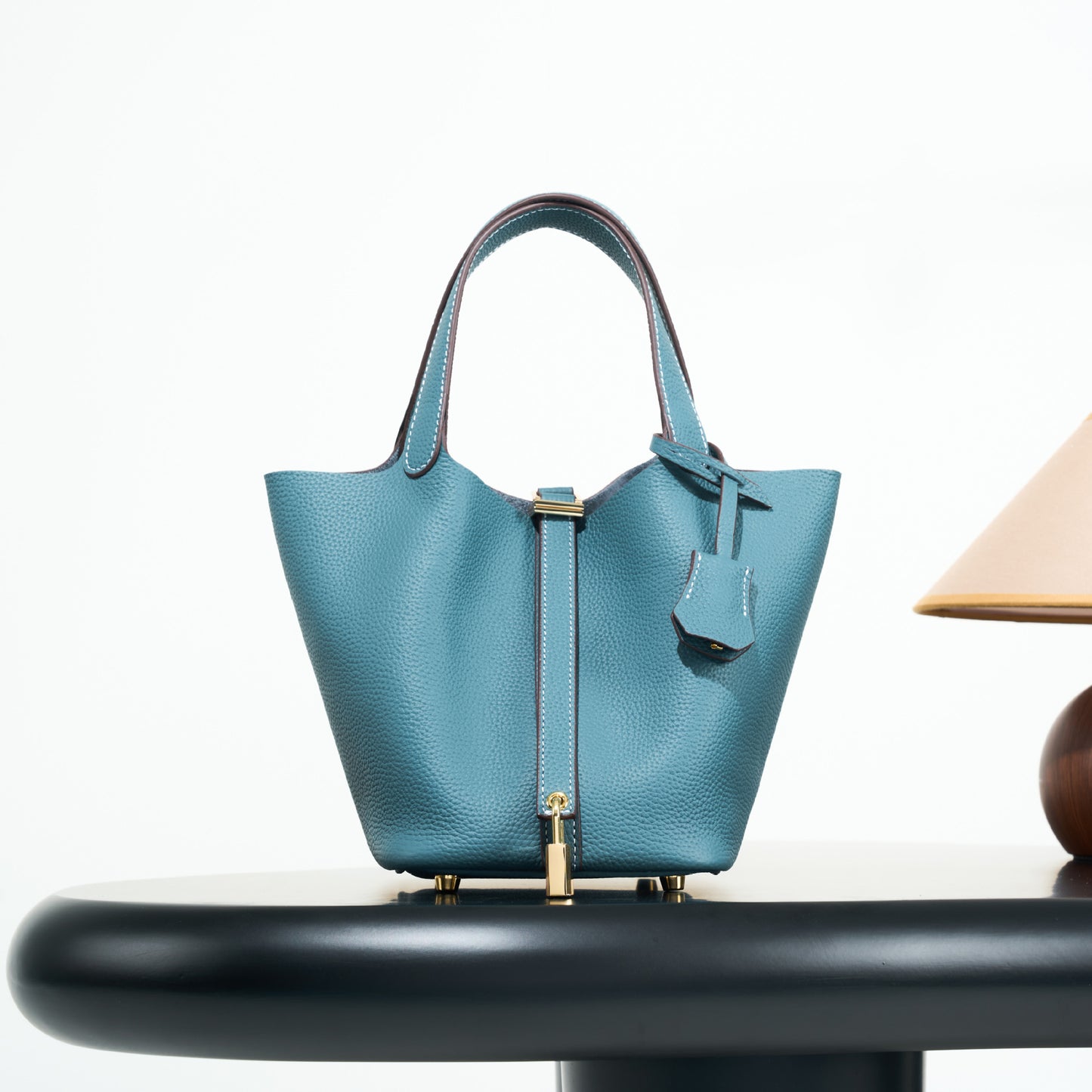 Classic First Layer Cowhide Vegetable Basket Light Luxury High-grade Genuine Women's Messenger Bag