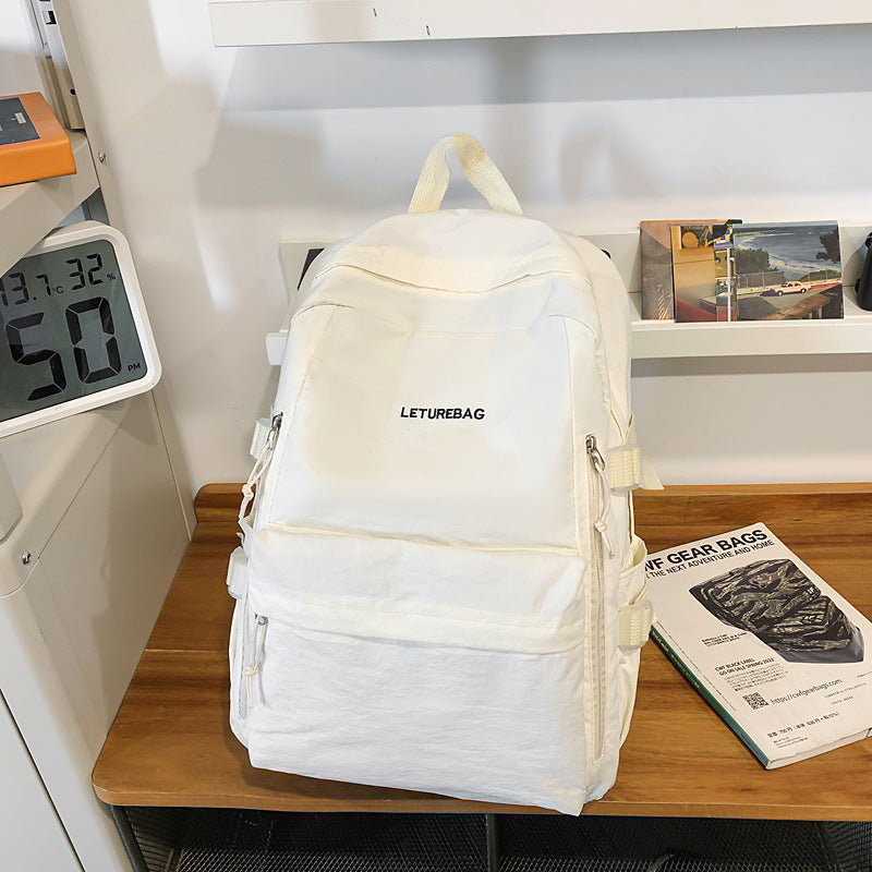 Korean Style Simple Lightweight Niche Trendy Early Leisure Backpack