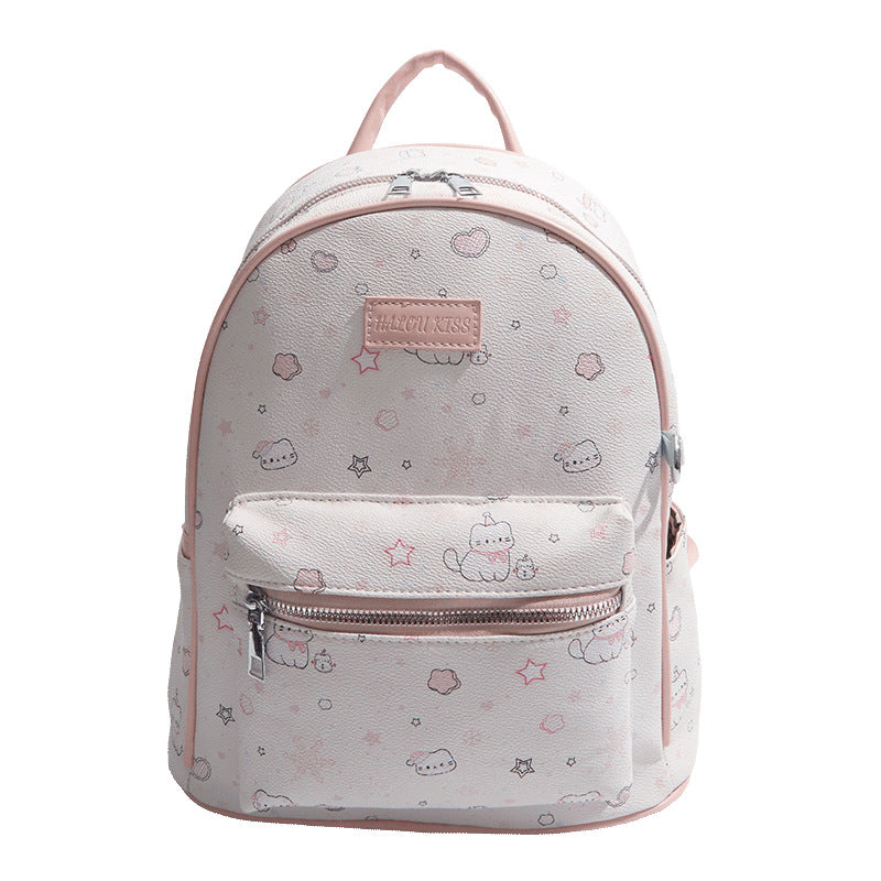 Kitten Printed Female Cartoon Hello Kitty Women's Backpack