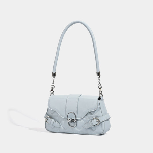 Women's Sweet Cute Hardware Flap Commuter Underarm Bag