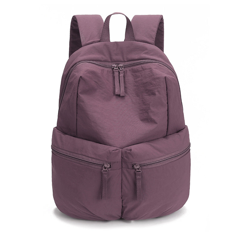 Women's Simple College Nylon Cloth Outing For Leisure Backpack