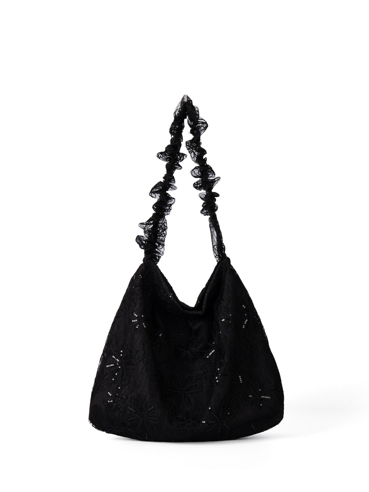 Wind Simple Lightweight Embroidered Large Capacity Lace Tote Bags