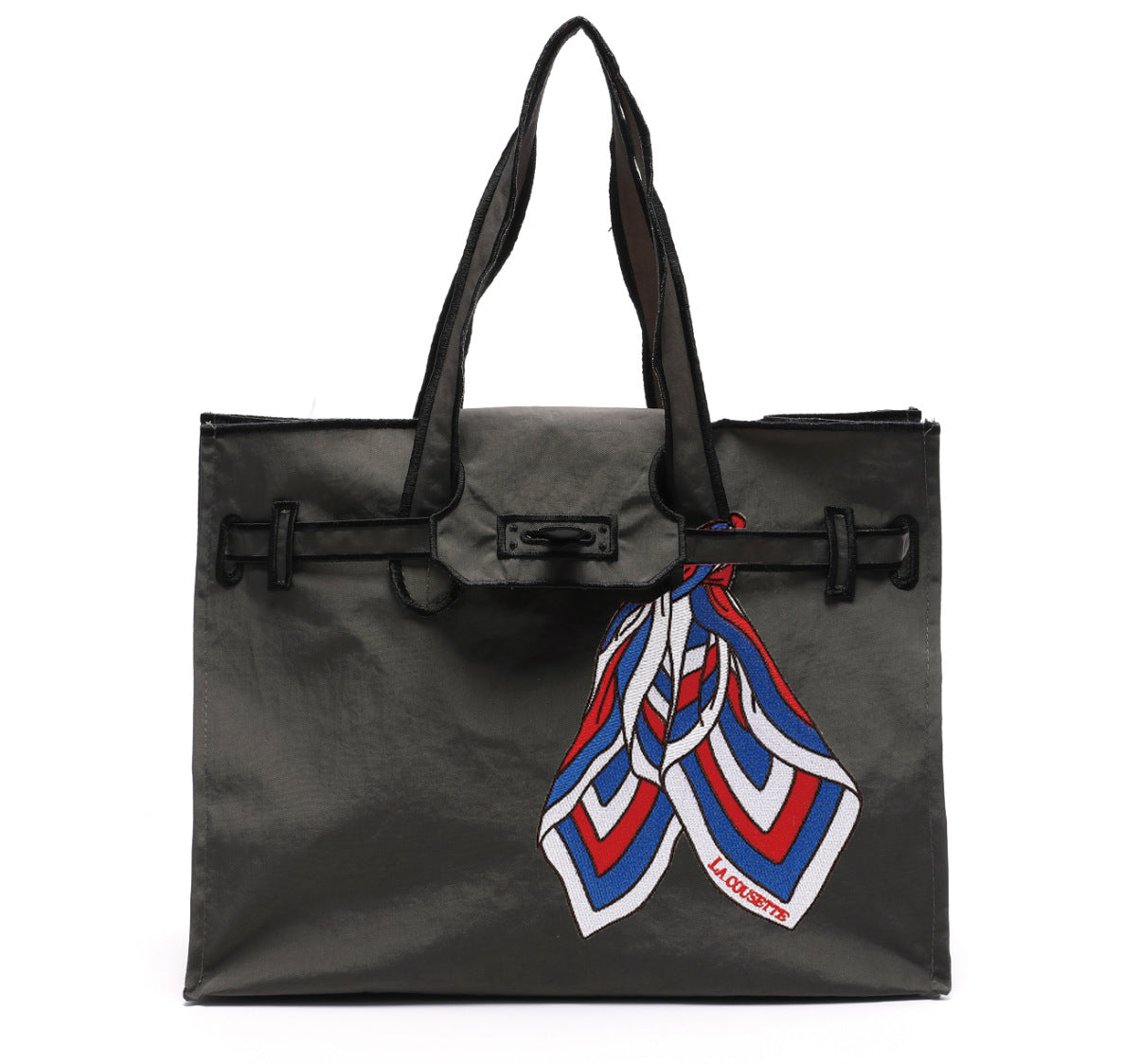Women's Shopping Canvas Portable Embroidered For Tote Bag