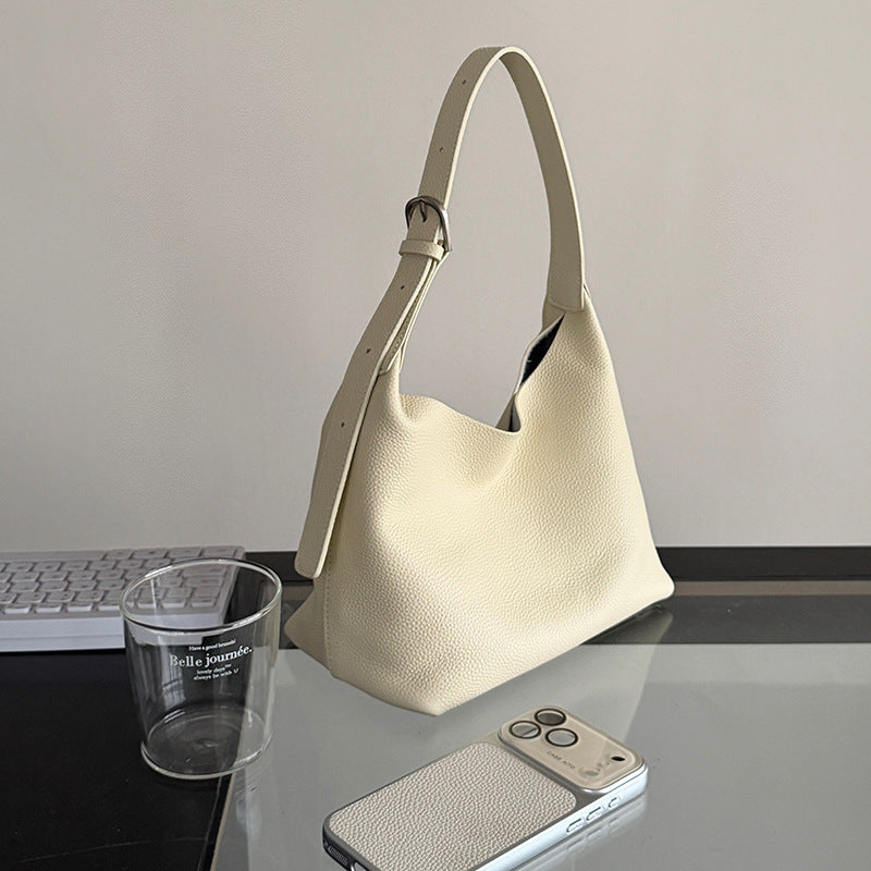 Women's Loose Soft Cowhide Vintage Genuine Leather Women's Shoulder Bag