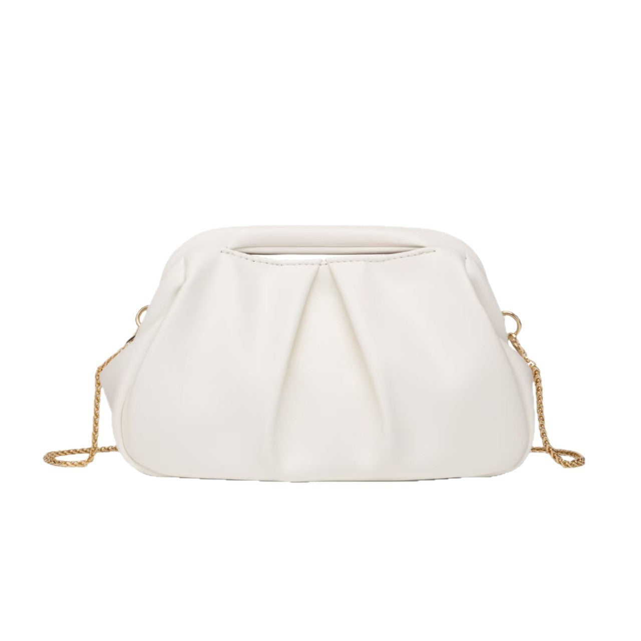 Women's Design Golden Cloud Pleated Chain Underarm Women's Shoulder Bag