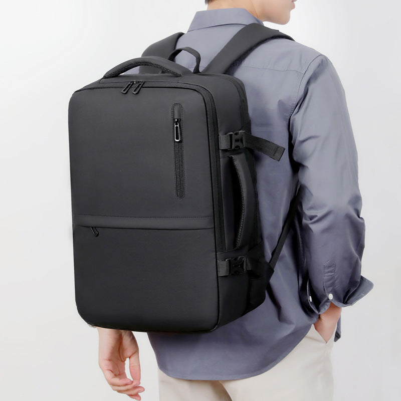Creative Men's Expansion Waterproof Portable Commuter Business Backpack
