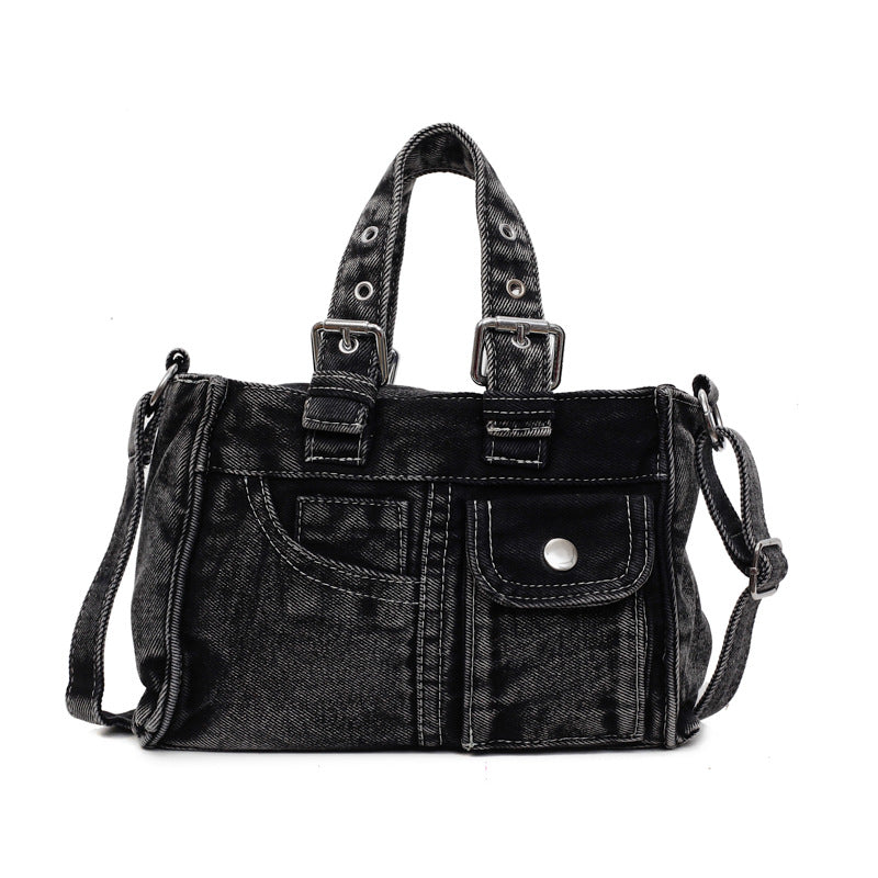 Stylish Women's Washed Denim Fashion Advanced Women's Shoulder Bag