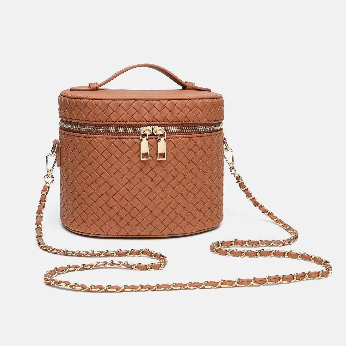Woven Box Layered Large Capacity Out Cosmetics Bags