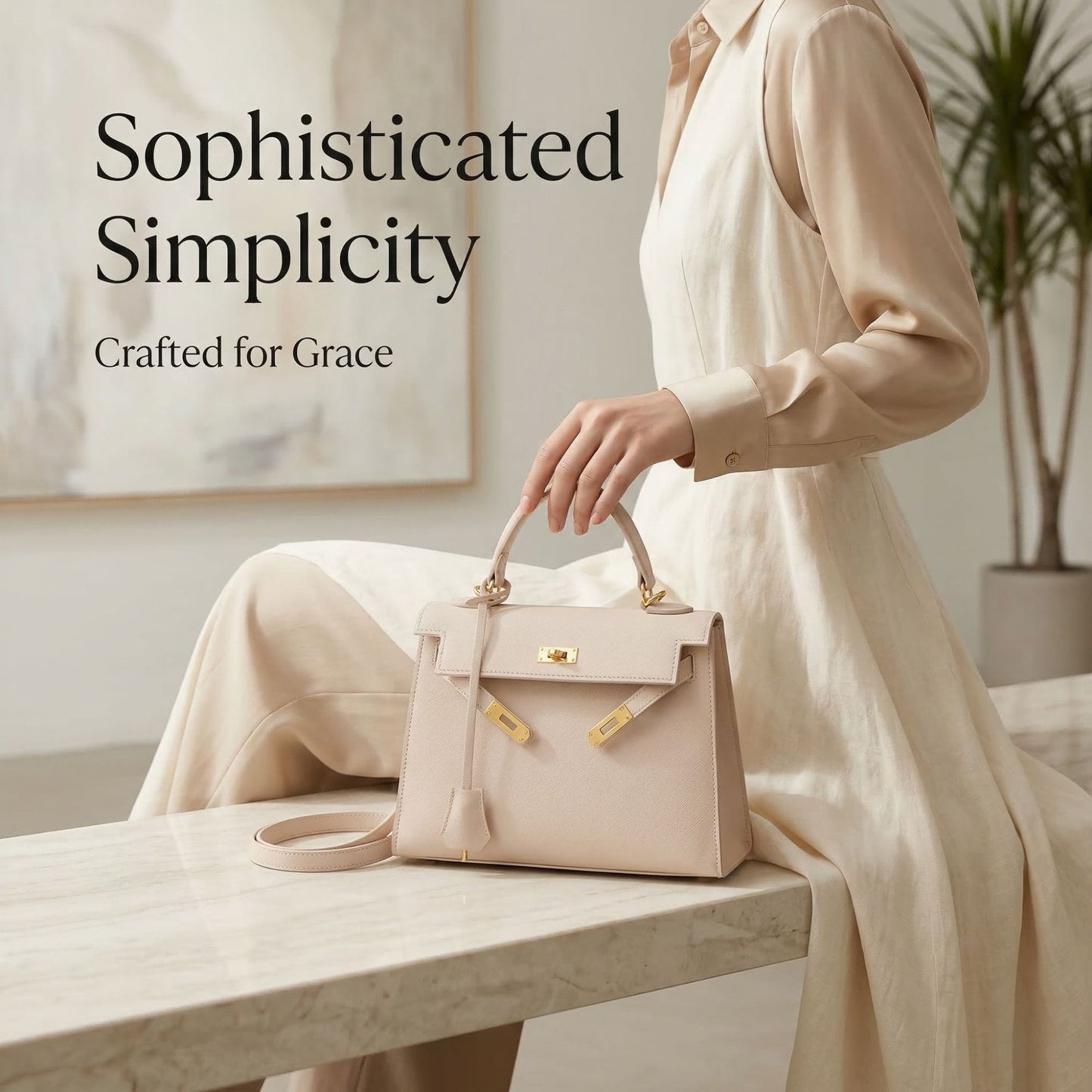 Women's High Sense Kelly Second Generation Handmade Design Women's Shoulder Bag