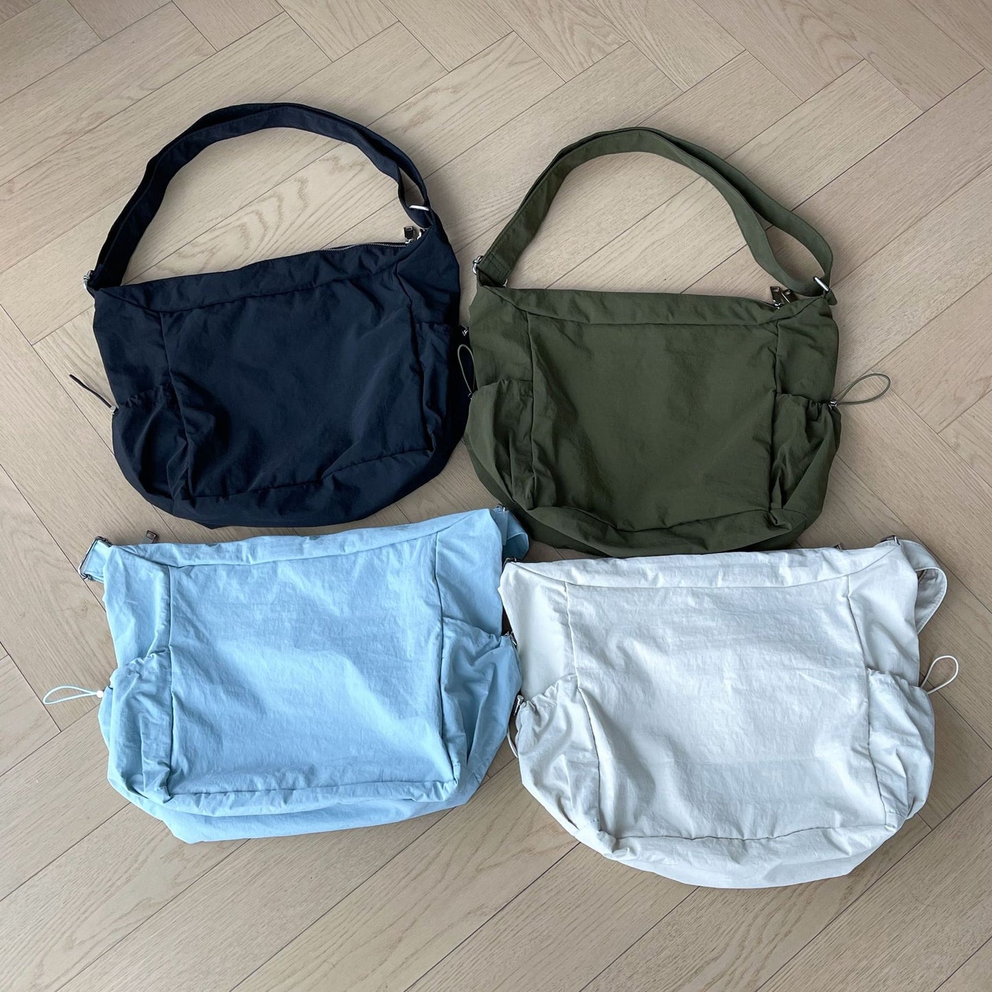 Korean Style Nylon Classic Multifunctional Large Shoulder Bags