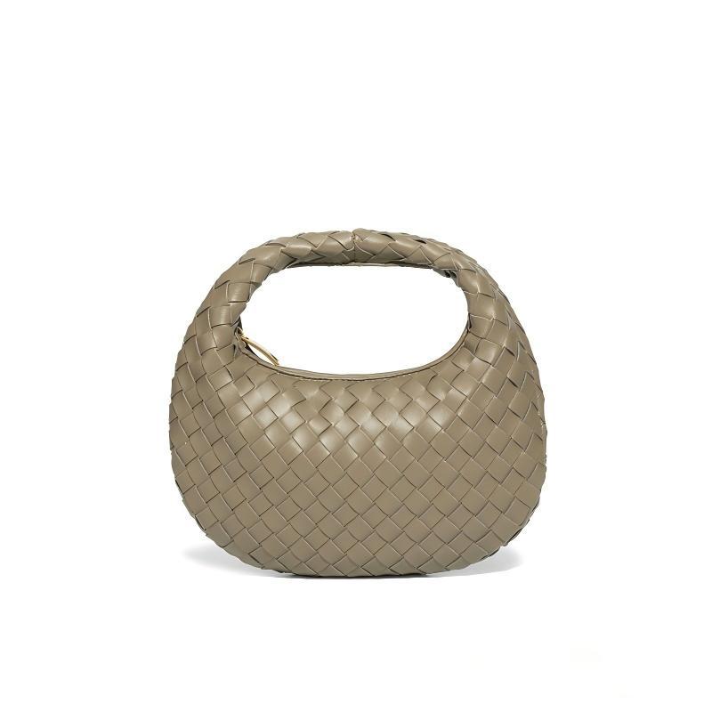 Women's Hand-woven Dumpling Light Luxury Minority High-grade Underarm Selenodont Women's Handbag