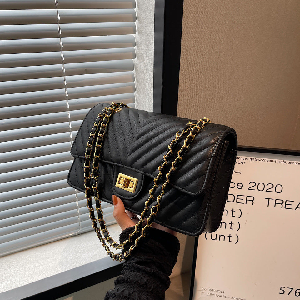 Women's Diamond Embroidery Chain Popular Simplicity Fashion Women's Shoulder Bag