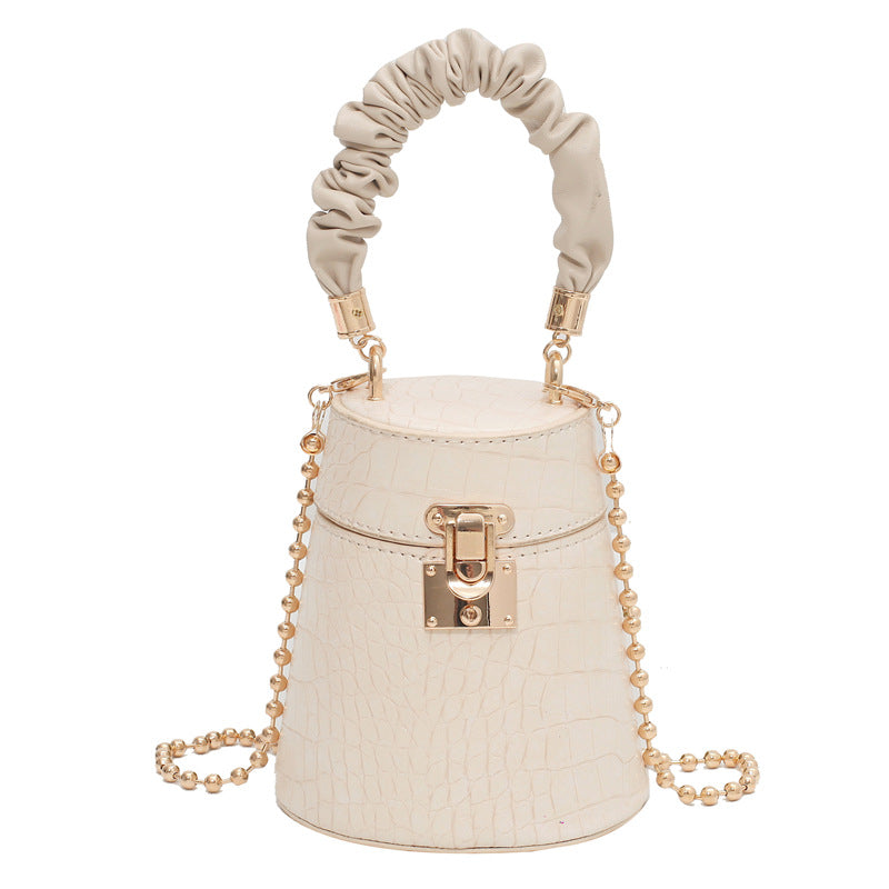 Women's High Sense Fashion Chain Commuter Bucket Bags