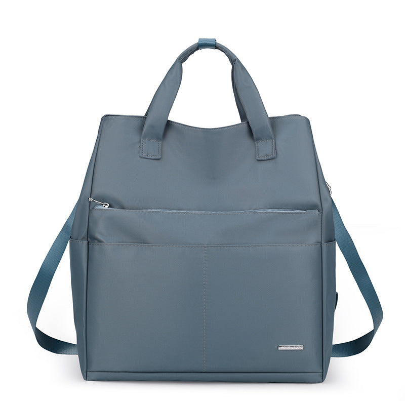 Large Capacity Nylon Canvas Class Commuter Computer Women's Backpack