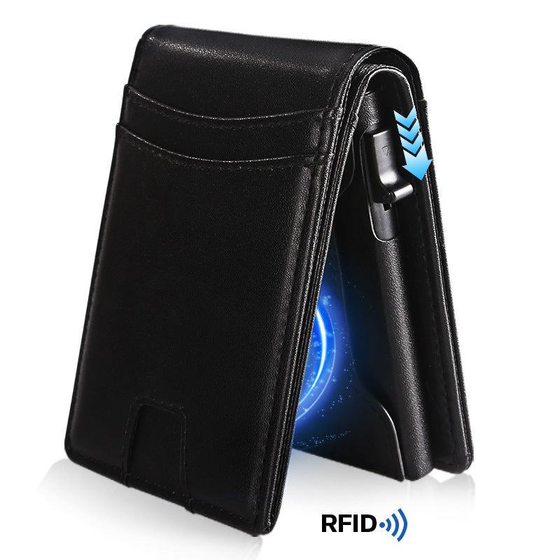 Men's Pu Leather Large Capacity Multiple Slots Certificate Men's Wallets