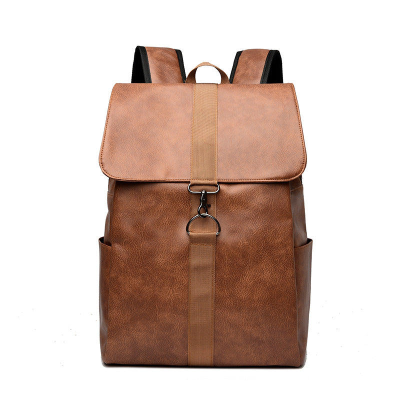 Men's Large Capacity Commute Retro Simple Business Backpack