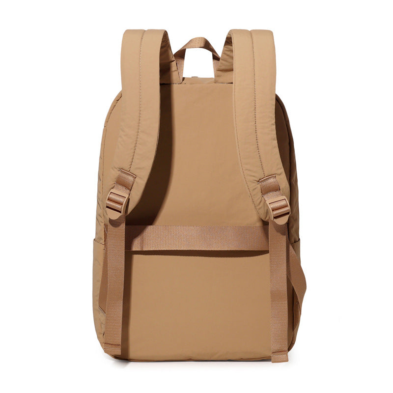 Women's & Men's High Quality Simple Waterproof Environmental Protection Computer Solid Leisure Backpack