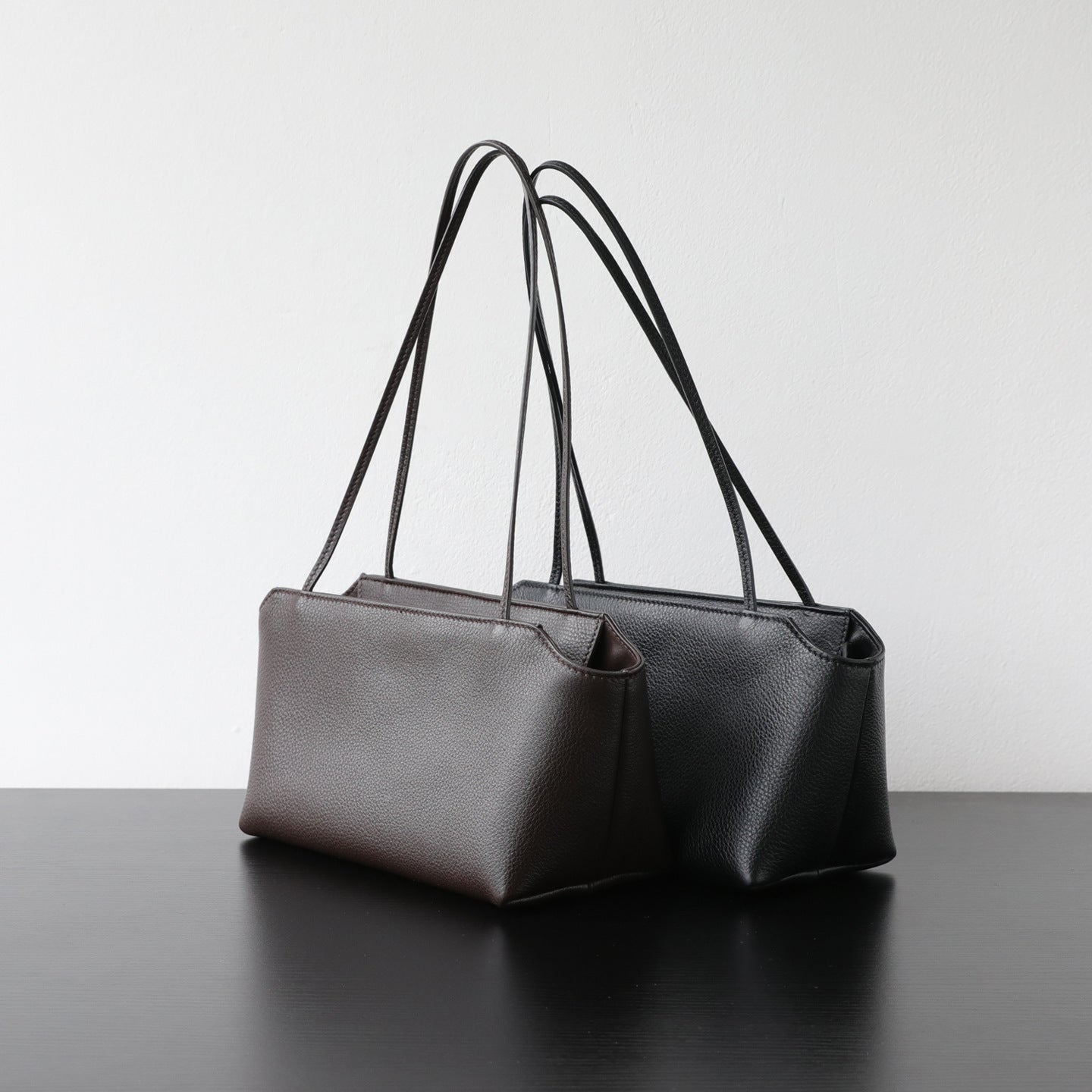 Special Interest Light Luxury Simple First Layer Cowhide Long Women's Handbag