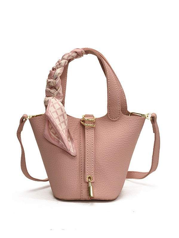 Lychee Pattern Vegetable Basket Trendy Simple Bucket Bag