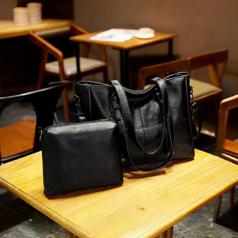 Women's Soft Leather Underarm Fashionable Large Capacity Women's Handbag