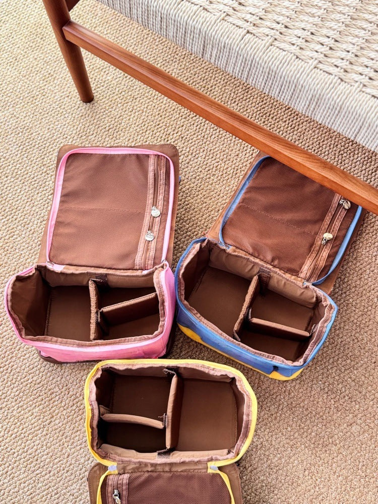 Pony House Leather Portable Toiletry Large Capacity Bags