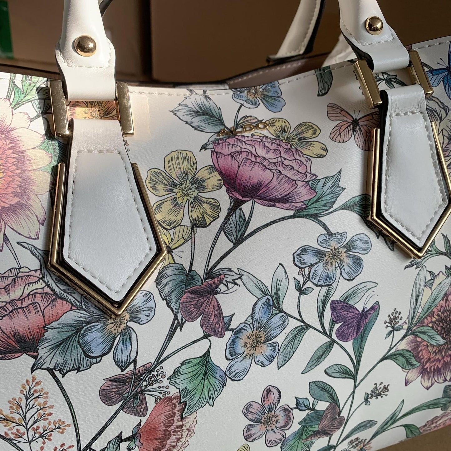 Women's Canada Flower Trend Texture Large Capacity Shoulder Bags