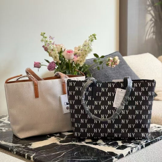Large Capacity Fashion Jacquard Presbyopic Embroidery Tote Bag