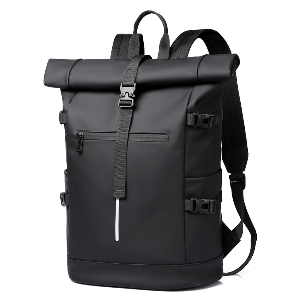 Curved Edge Computer Simple Versatile Large Capacity Waterproof Backpacks