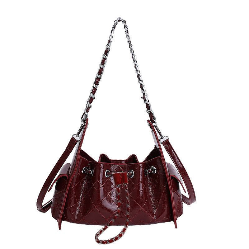 Women's Diamond Chain Underarm Summer French Entry Lux Fashion Bags