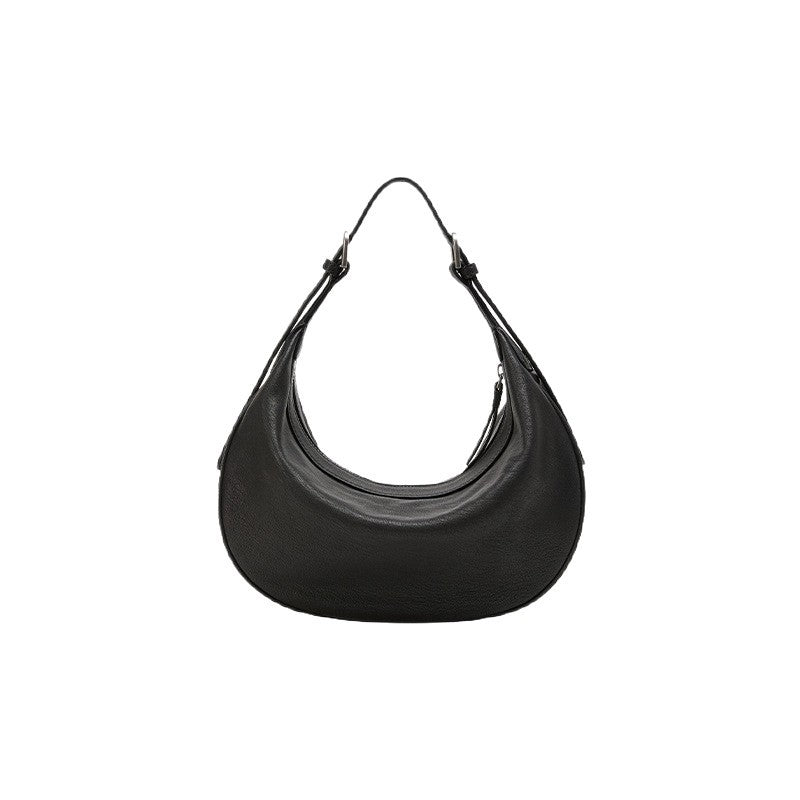 Women's Tanned Sheepskin Selenodont Genuine Leather Commuter Underarm Women's Shoulder Bag