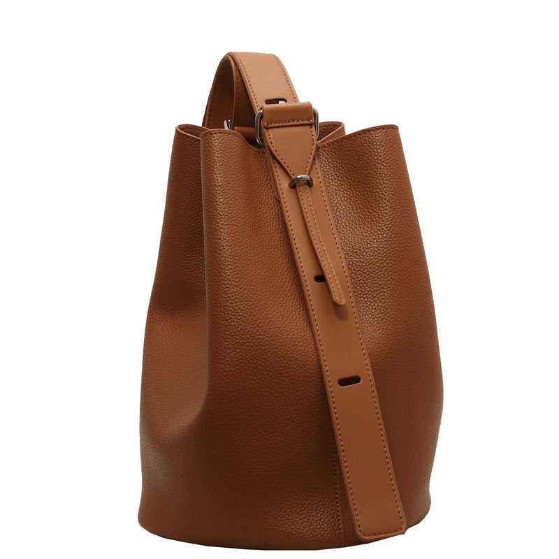 Women's Large Capacity Fashion Minority Design Bucket Bag