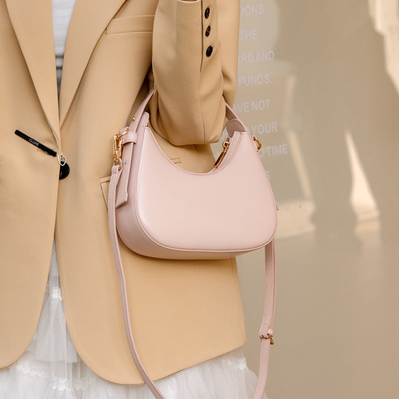 Women's Genuine Leather Fashionable Underarm Niche Western Women's Shoulder Bag