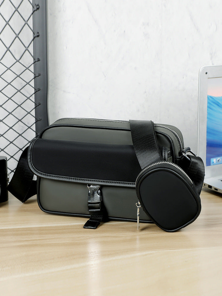 Men's Fashion Leisure Commute Large Capacity Versatile Men's Messenger Bag