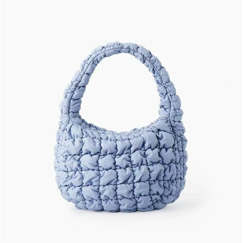 Unique Beautiful Cloud Puff Pleated Portable Tote Bag