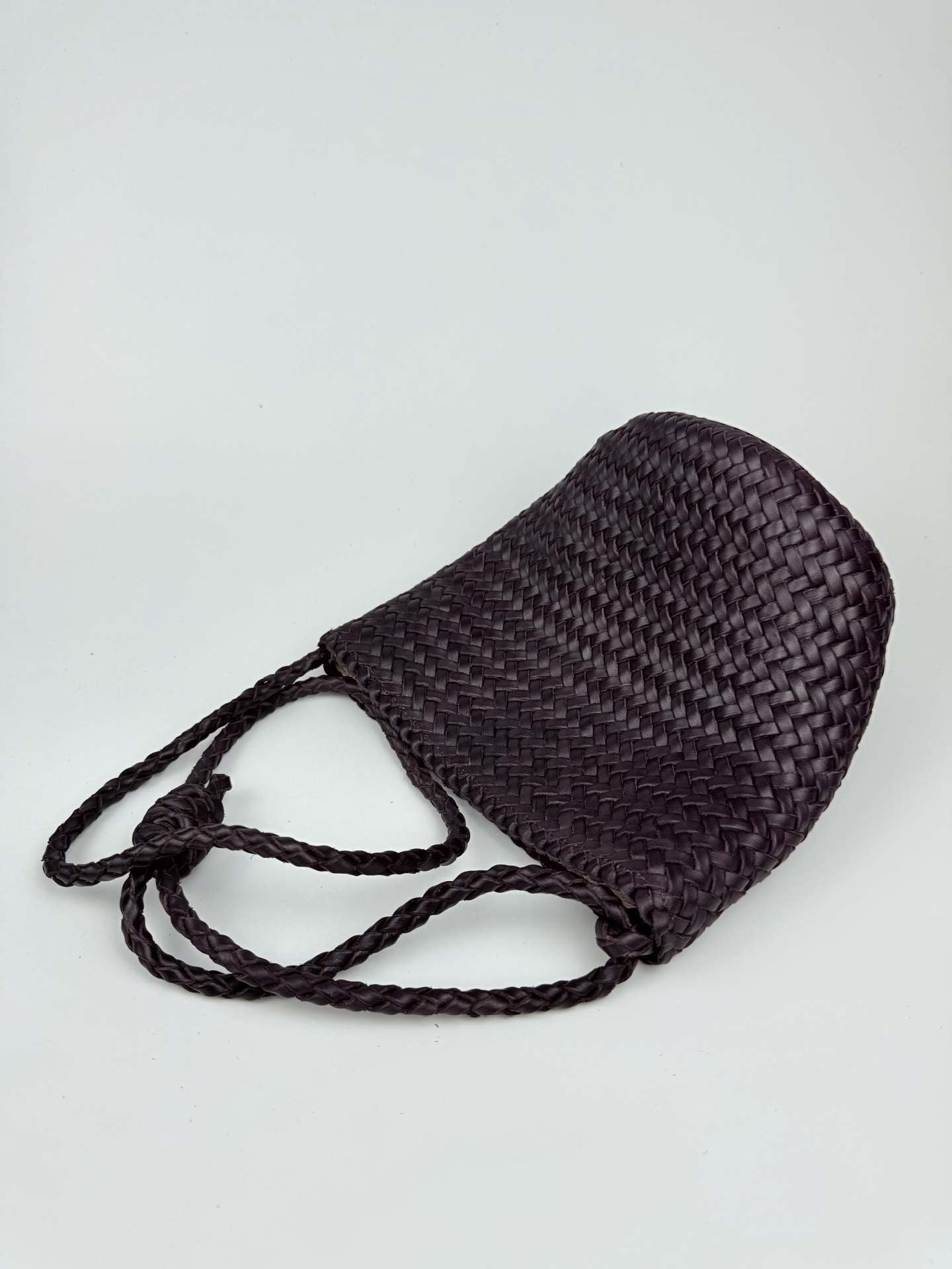 Summer Woven Genuine Leather Handmade First Bags