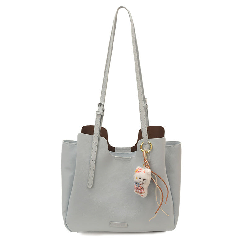 Women's Frosted Large Capacity Totes Retro Fashion Bags