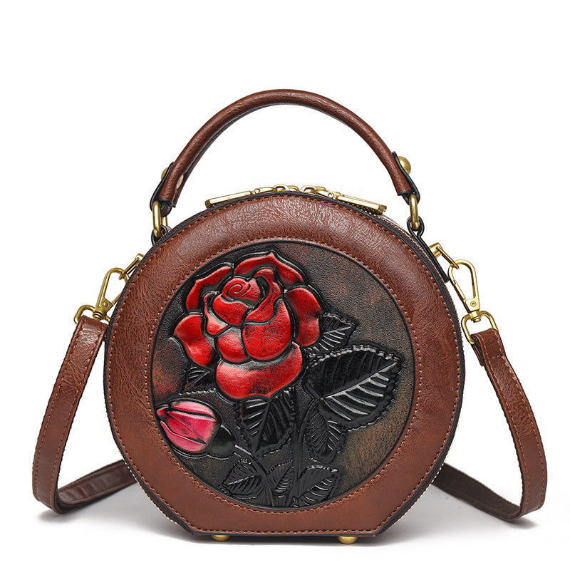 Women's High Quality Simple Commute Large Capacity Ethnic Shoulder Bags