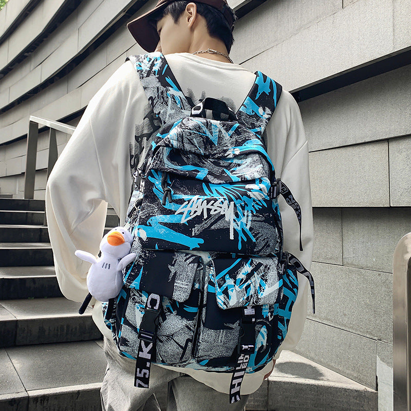 Women's & Men's Large Capacity Iti Trendy Computer Leisure Backpack