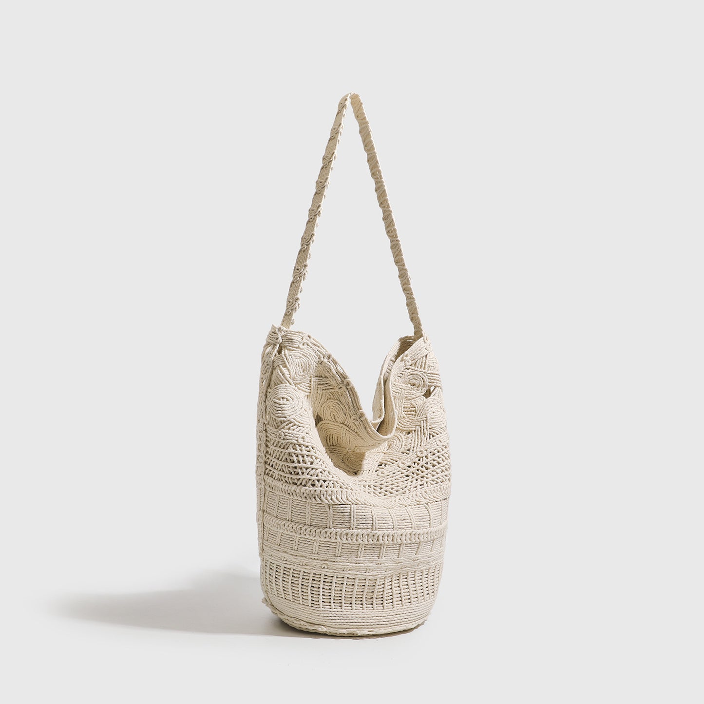 Women's Handmade Crocheted Large Vintage Summer Capacity Versatile Women's Handbag