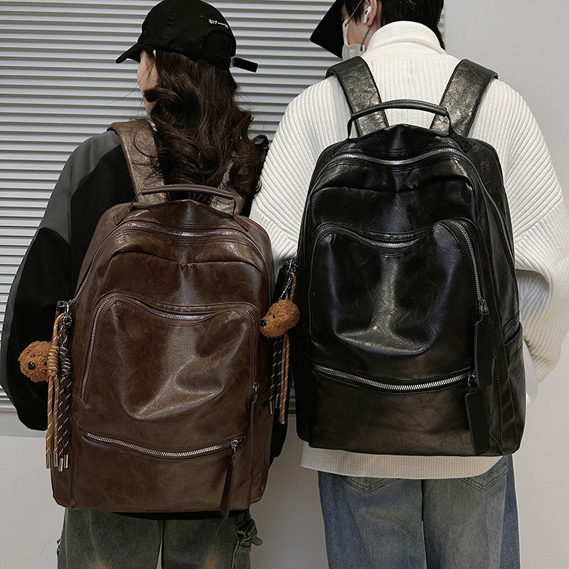 Men's Vintage Computer Large Capacity Book Cover Business Backpack